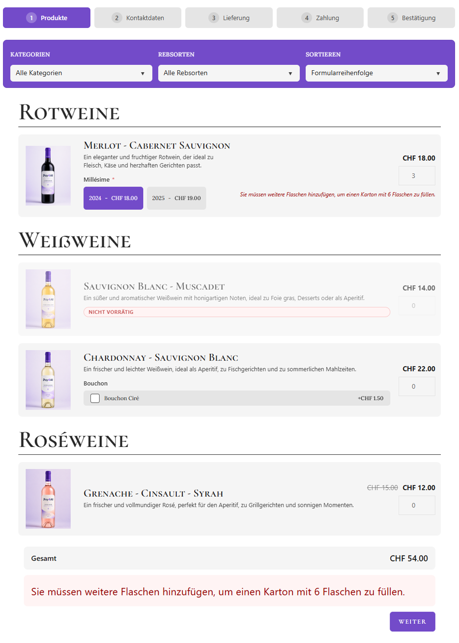 Screenshot 1 des Pay4All-Shop-Plugins
